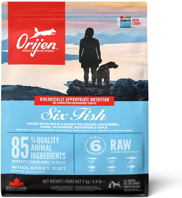 오리젠 강아지 6 피쉬 독 건식사료, 1개, 2kg