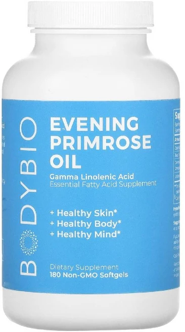 바디바이오 달맞이꽃오일 Evening Primrose Oil 소프트젤 180정, 1개 - 쿠팡