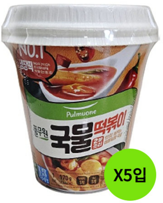 (냉장)[풀무원]2분조리 국물떡볶이170g, 5개, 170g