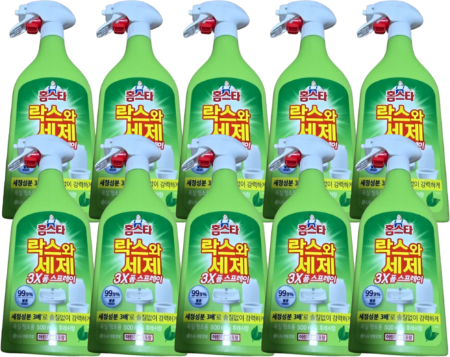 홈스타 락스와세제 3X 폼스프레이 후레쉬