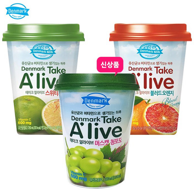 얼라이브 250mlx12컵(자몽4+오렌지4+머스캣4) 무배, 250ml, 12개