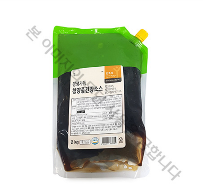 정성가득 청양풍 간장소스 2Kg, 1개