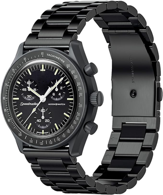 문스와치 스트랩 스틸메탈밴드 시계줄 20mm 해밀턴 세이코 호환