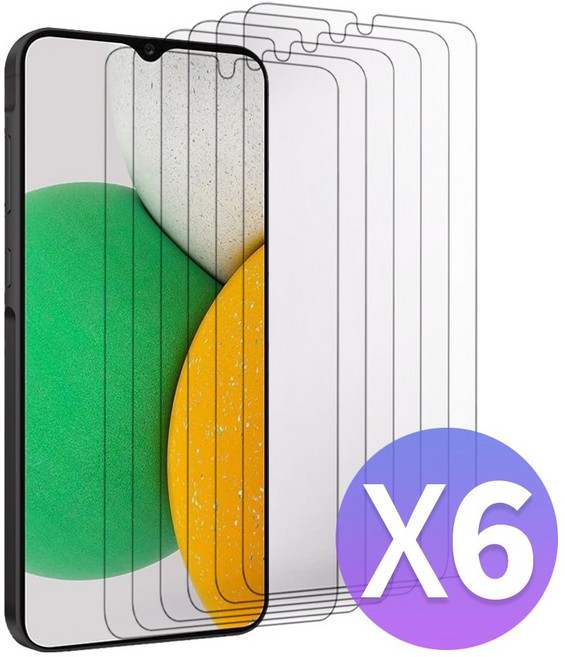 스톤스틸 3+3 갤럭시 A34 5G 지문 인식 평면 PET 필름, 6개