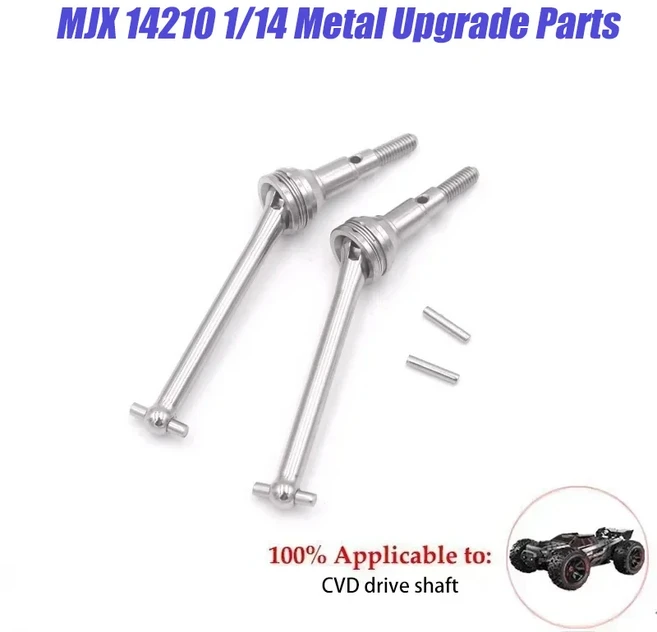 MJX Hyper Go 1/14 14210 H14BM 원격 제어 자동차 부품 및 액세서리 금속 업그레이드 드리프트, 10 CVD drive shaft
