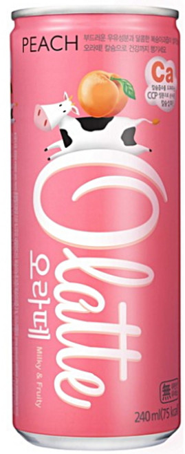 오라떼 피치 240ml, 10개