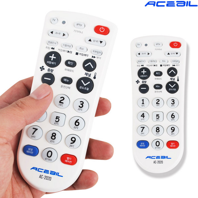에이스빌 TV 에어컨 통합 리모컨, 1개