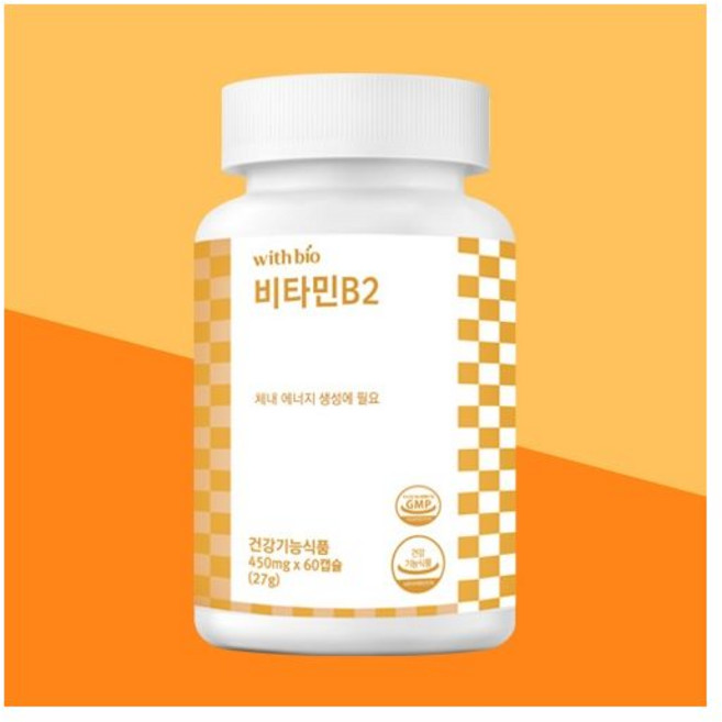 위드바이오 비타민B6 (실속형) 450mg, 1개, 60정