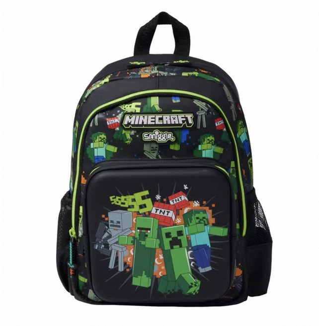 스미글 마인크래프트 미디엄 사이즈 책가방 백팩