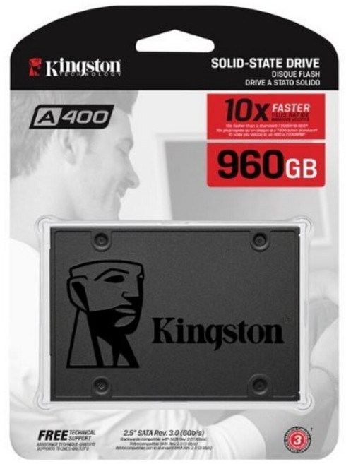 Kingston 金士頓 A400 960GB 2.5吋 SATA3 SSD 固態硬碟