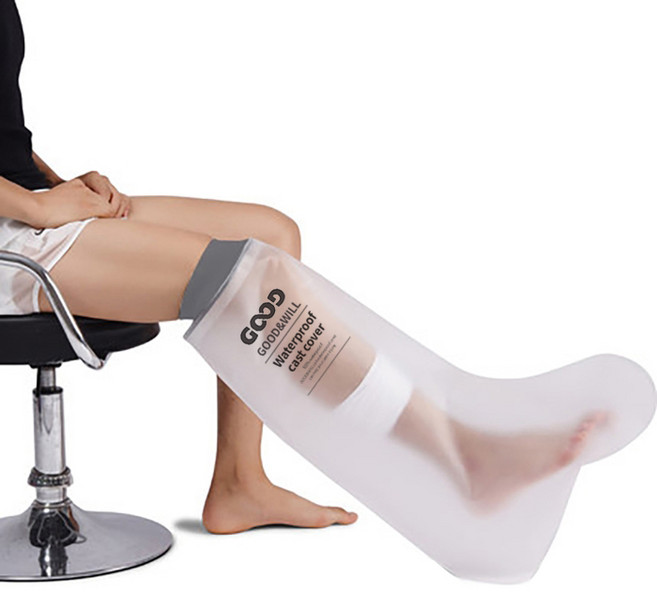굿앤윌 깁스 방수커버 GW-0105 성인용 다리 소, 혼합색상, 1개