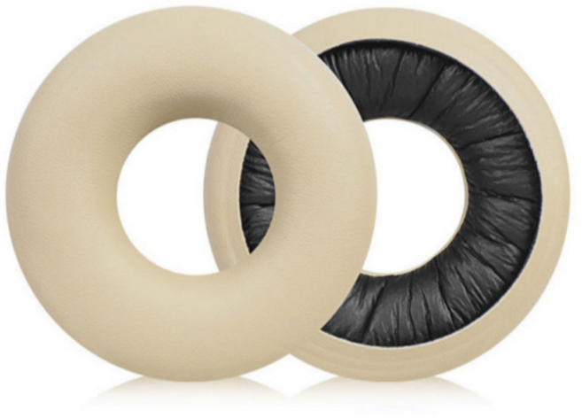 소니 WH CH520 헤드셋 커버 이어패드 쿠션 교체 수리, 1세트, 베이지, 소니 CH520