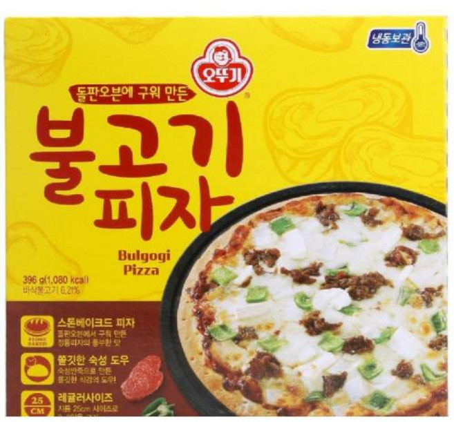 불고기 피자 오뚜기, 396g, 6개