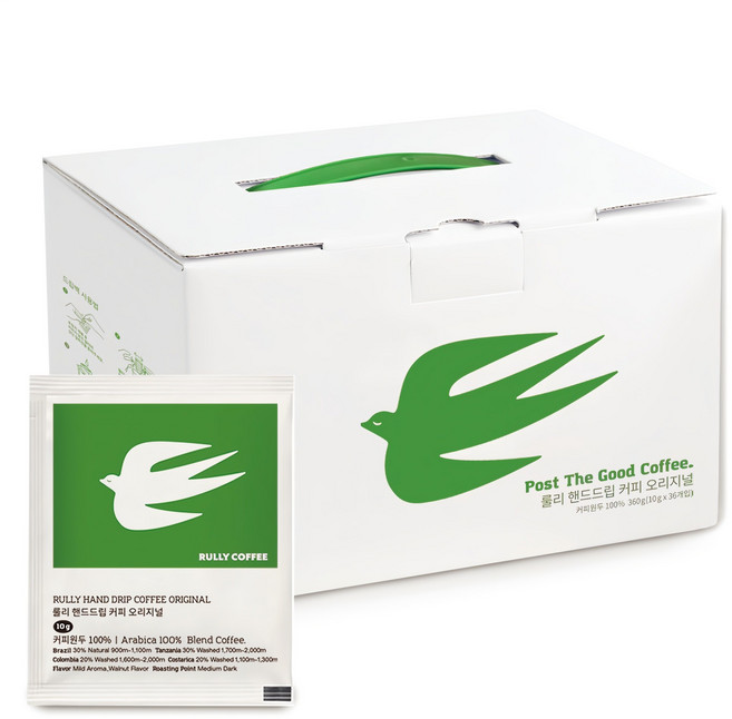 룰리커피 핸드드립 드립백 커피 오리지널, 10g, 36개입, 1개