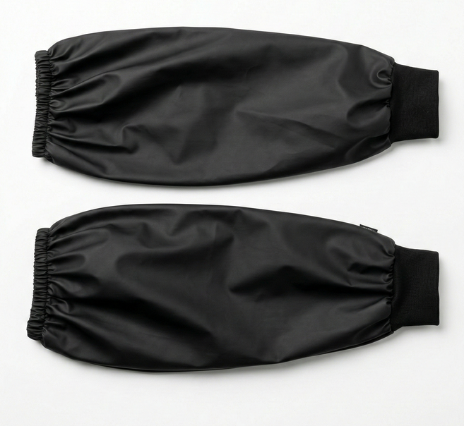 감동 국산 방수 레자 업소용 팔토시 주방 작업용 다용도 2p, 블랙