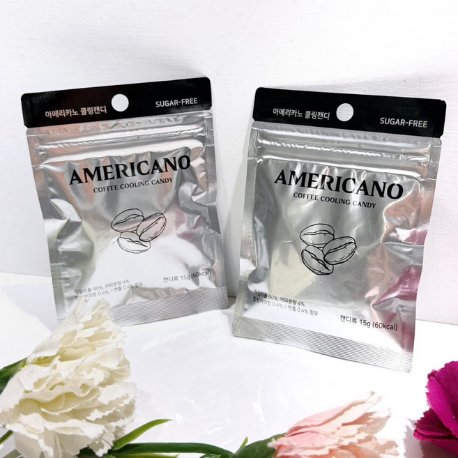 AMERICANO 無糖咖啡涼糖, 15g, 1個