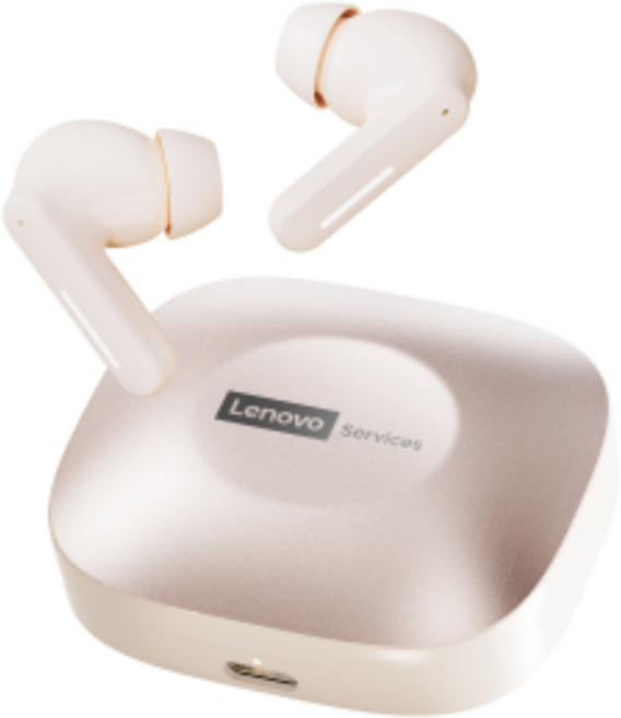 레노버 인이어 블루투스 이어폰 블루투스 듀얼 모드 게임 스포츠 장시간 사용 고음질 완벽 호환 LE209, 샴페인 골드, a