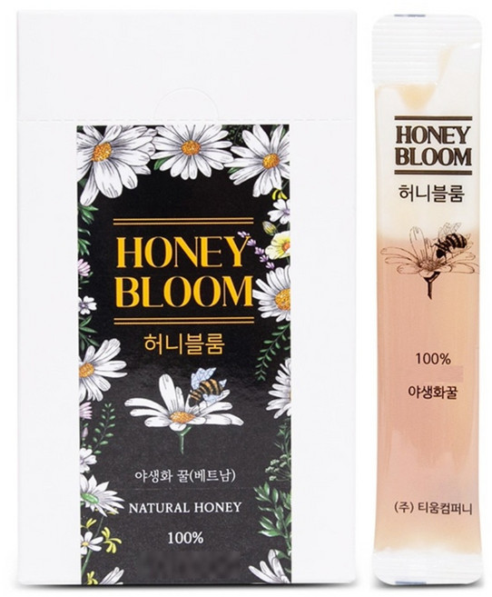 허니블룸 자연 야생화꿀 꿀스틱, 1세트, 200g