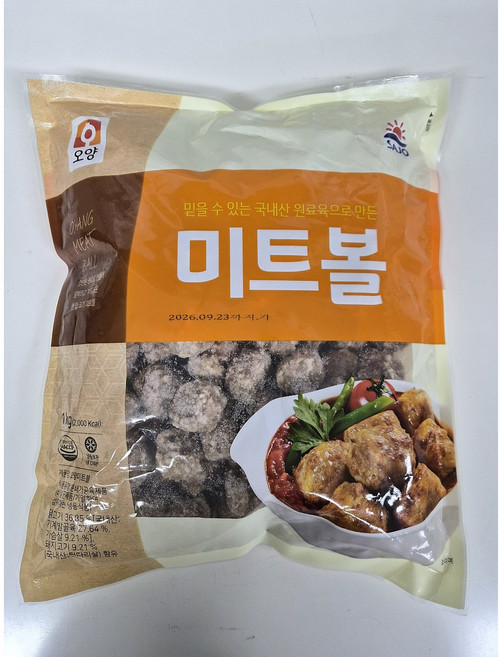 오양 미트볼 1kg, 10개