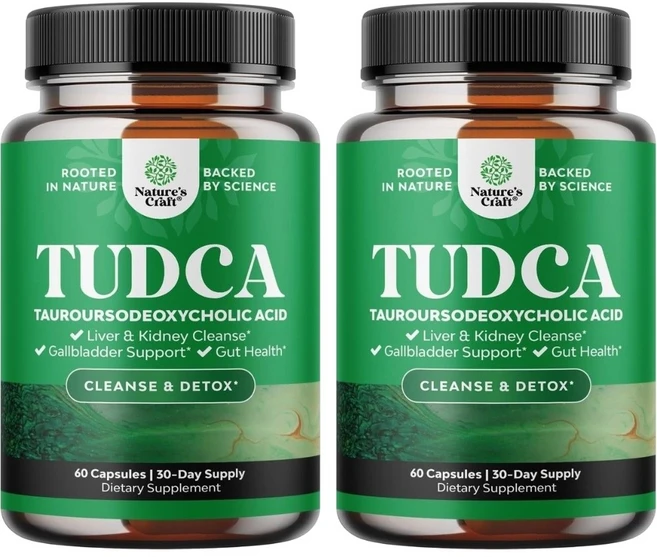 Natures Craft 네이쳐스크래프트 담즙산 유도체 TUDCA 투드카 타우로우르소데옥시콜산 500mg 60캡슐, 2개, 60정 - 쿠팡