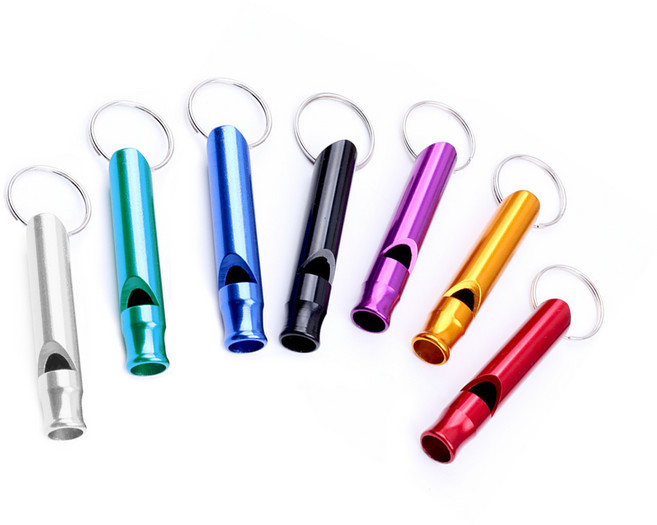 칼라 스텐 호루라기 1호 색상혼합, 50개