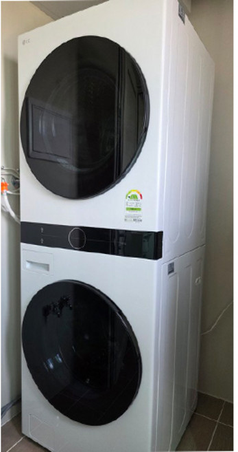 LG 오브제컬렉션 트롬 워시타워 W20WANQ 세탁기 23kg + 건조기 20kg 릴리 화이트 방문설치