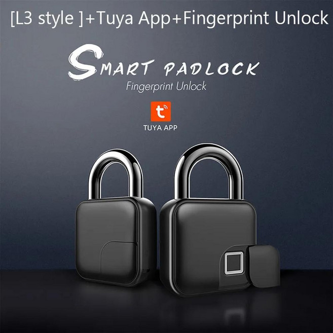 스마트 지문 자물쇠 열쇠가없는 보안 암호 로커 도난 방지 제어 생체 인식 도어 잠금 장치, 8. L3-tuya Fingerprint, 1개