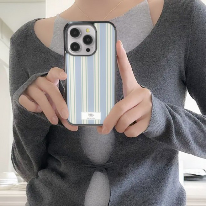 빈티지 스트라이프 아이폰 갤럭시 맥세이프 케이스 폰케이스