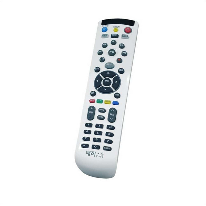 분실대비 고장대체 TV 셋톱박스 리모컨 백색 간편리모컨 리모콘 교체용 예비 교체