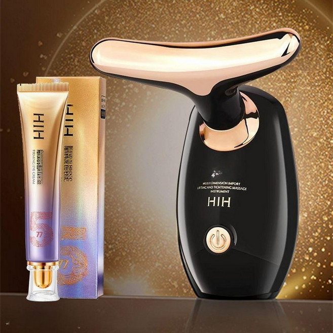 청이상회 페이스핏괄사 페이스롤러 넥케어, 클래식블랙 [히히 텐션 눈가크림], 1개, 1g