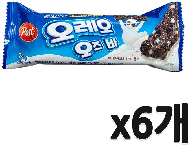 동서 포스트 오레오 오즈바 24g, 6개