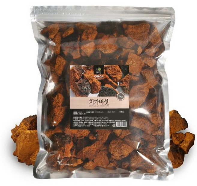 차가버섯 건재 1kg 자실체 건조 말린차가버섯 약용버섯 건강차 차 물 즙 쥬스 술 진액 효능 베타글루칸 플라보노이드 폴리페놀 SOD성분 식이섬유 아미노산 러시아산 자연산 최상급, 4봉