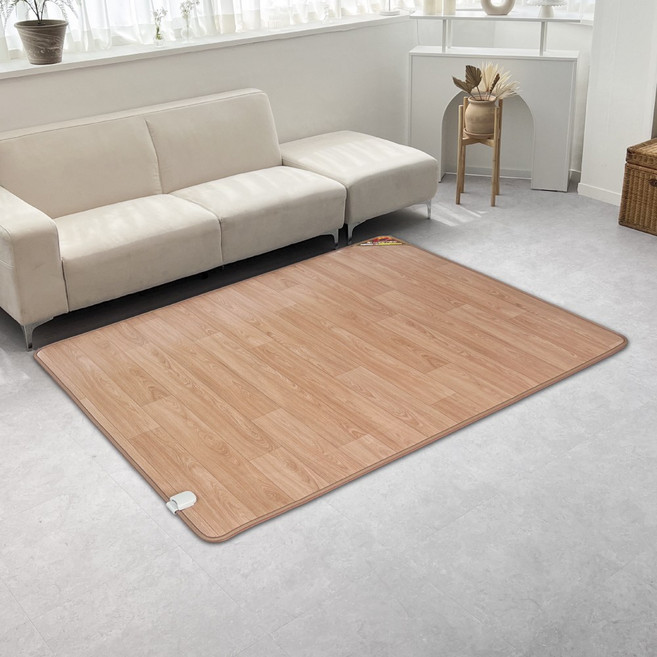 사계절구들장 전자파안심 거실 전기장판 민무늬 전기요, 사계절구들장 프리미엄 전기매트(두께 15mm), 민무늬 3인용 (160X183cm)