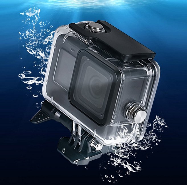 액션캠 수중 촬영 방수 보호 케이스 고프로 13 12 11 10 9 호환 액세서리, 1개