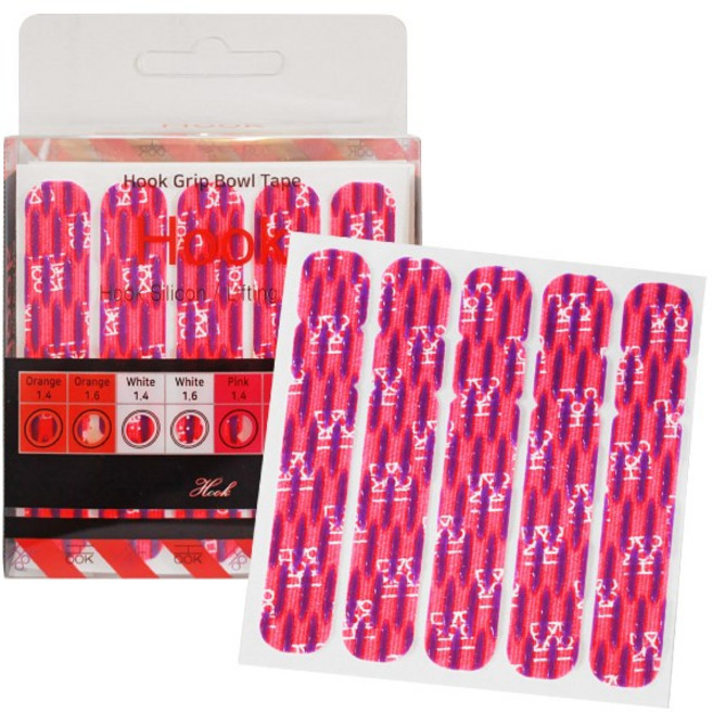 훅 RPM 다목적 실리콘 프리컷 테잎 볼링테이프 중약지 리프팅 강화 인서트테잎 볼링용품, No3. 핑크