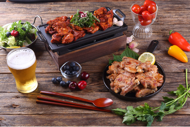 강고집닭갈비본사 매운맛1kg 3~4인분 캠핑요리 숯불구이, 매운맛(1kg), 1개, 1kg