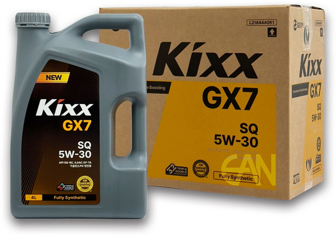 킥스 GX7 SQ (구 G1 SP) 5W-30 4L 가솔린엔진오일, 1개, 5w30