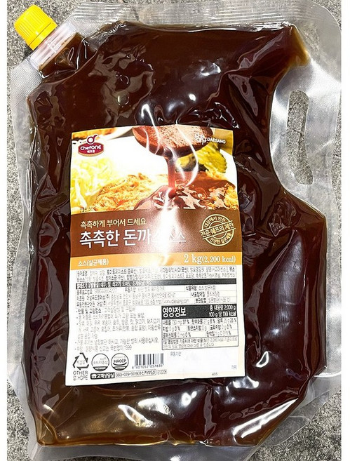 쉐프원 돈까스소스 촉촉한 2k, 2kg, 1개, 2kg