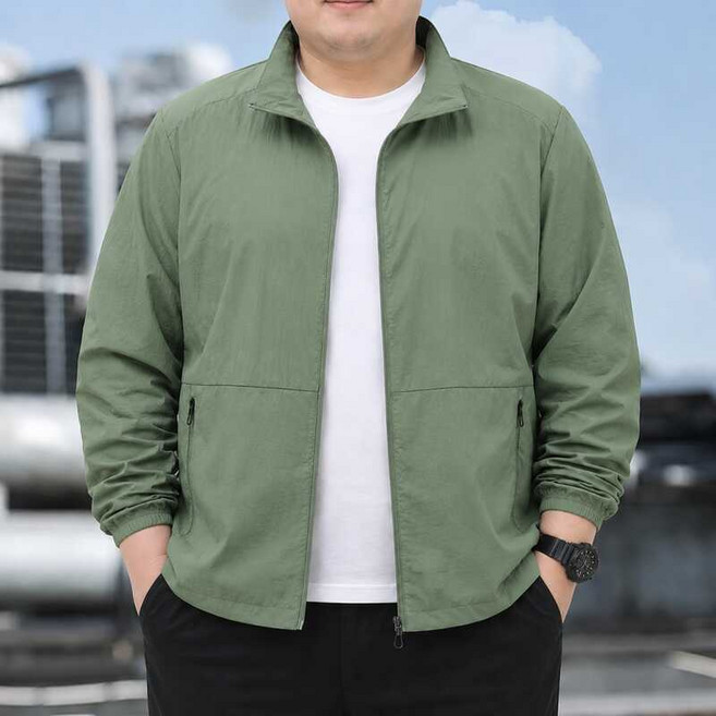 大尺碼防曬外套男
