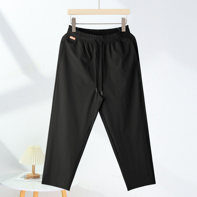 애니진 여성 8부 여름 시원한 아이스 밴딩팬츠 HS08