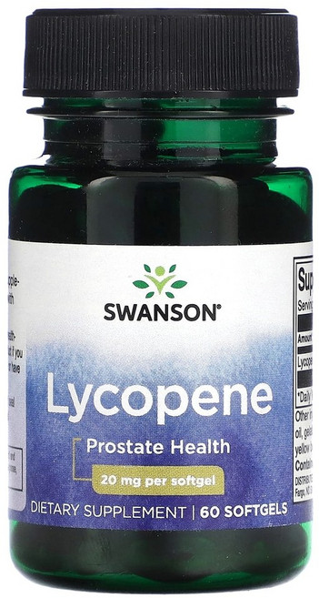 스완슨 리코펜 20mg 소프트겔 라이코펜 토마토 Lycopene 20mg, 4개, 60정