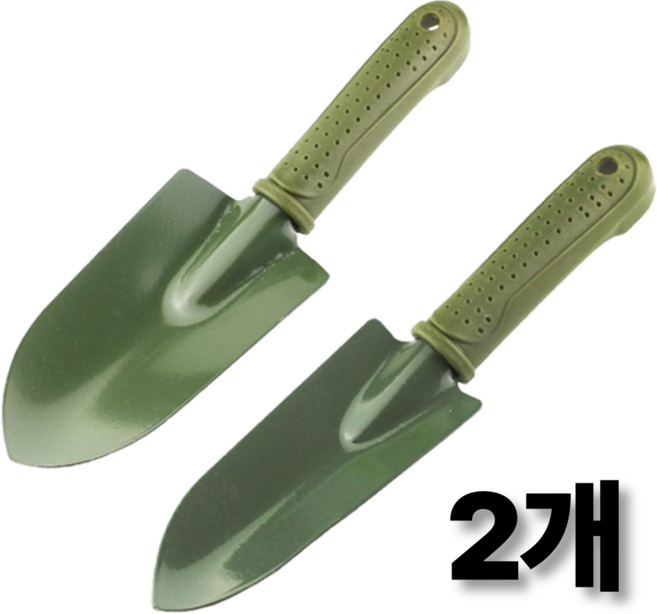 간소생활 튼튼한 고급형 모종삽 2종 세트, 1개