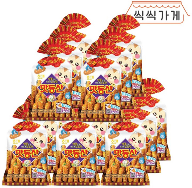 [씩씩가게] 맛동산 3번들(210g) x 5ea