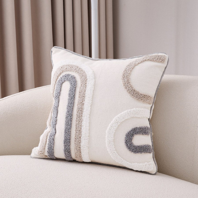 波希米亞流蘇印花抱枕, 圓弧, 圓弧