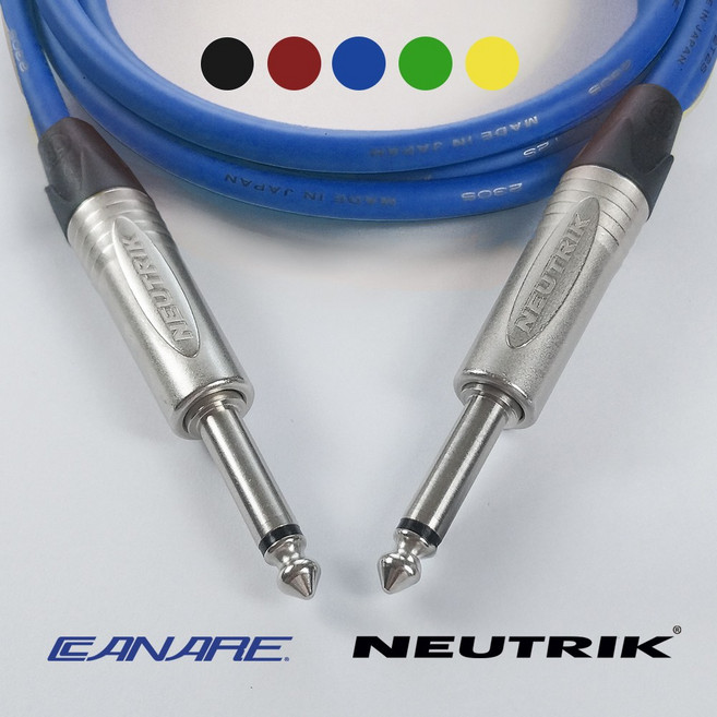 카나레 뉴트릭 기타 케이블 L-2T2S 1m - 30m 스피커 앰프 키보드 오디오인터페이스 마이크 TS 55 베이스 NP2X MGC-151, 블루
