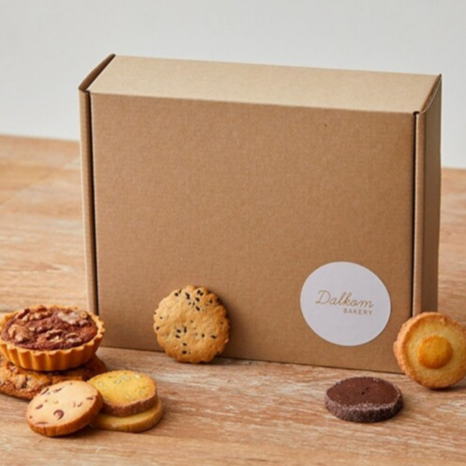 [달콤베이커리] 수제쿠키선물세트(약800g) 사용일 지정가능 카드문구가능 여친선물 방문선물 디저트 쿠키샘플러, 37개, 800g