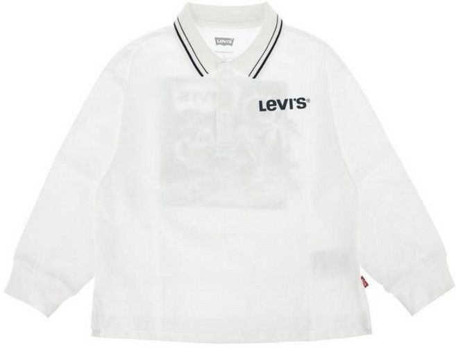 리바이스 LEVI'S 키즈 프론트로고폴로긴팔티V251TS380PWH