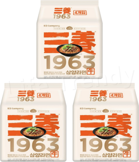 삼양식품 삼양1963 라면 524g, 3팩