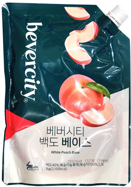 베버시티 세미 백도 베이스, 1개, 1kg