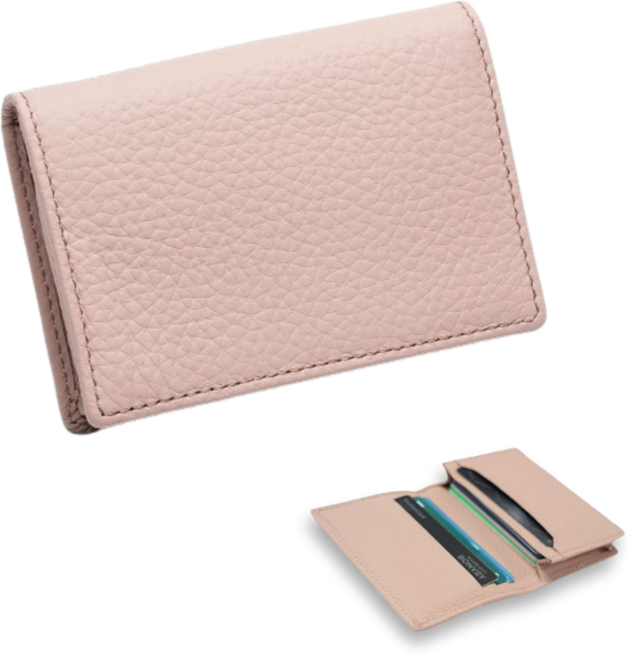 어썸트립 천연 소가죽 명함 케이스 카드 지갑